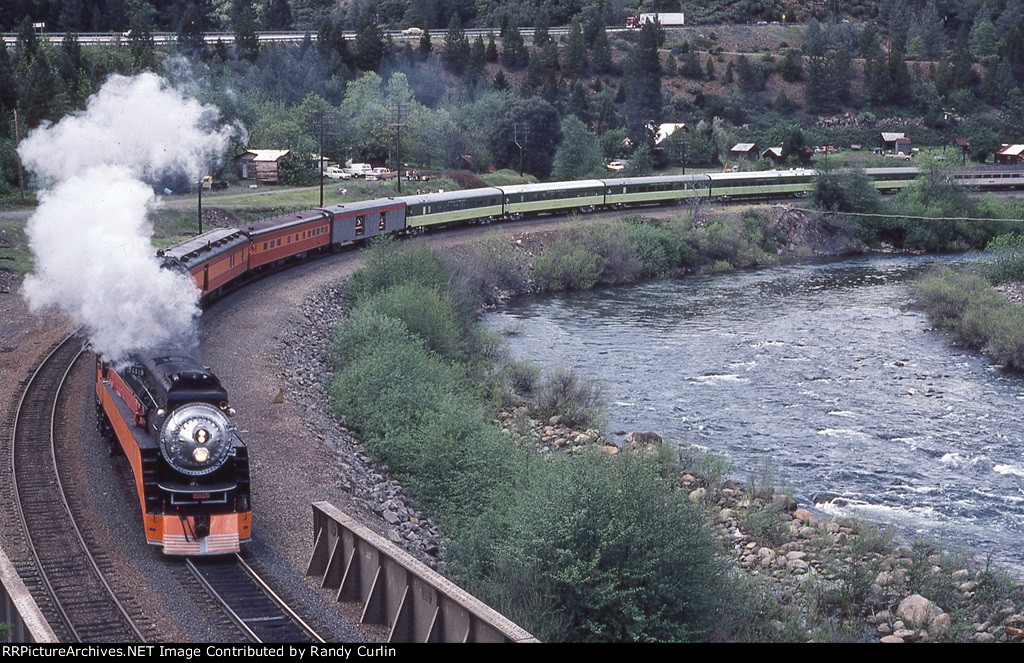 SP 4449 heading west for the 1981 Sacramento Railfair